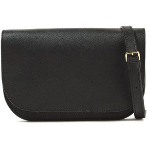 Minuet textured-leather crossbody shoulder bag